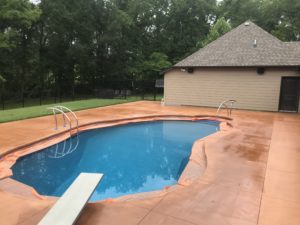 Pool Sealant Concrete Services for the Hoenes Residence